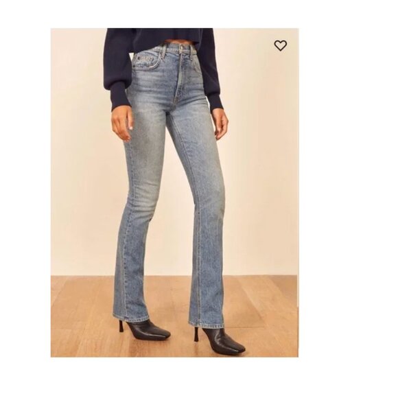 Reformation Black bootcut jeans, size 28 - Picture 3 of 7